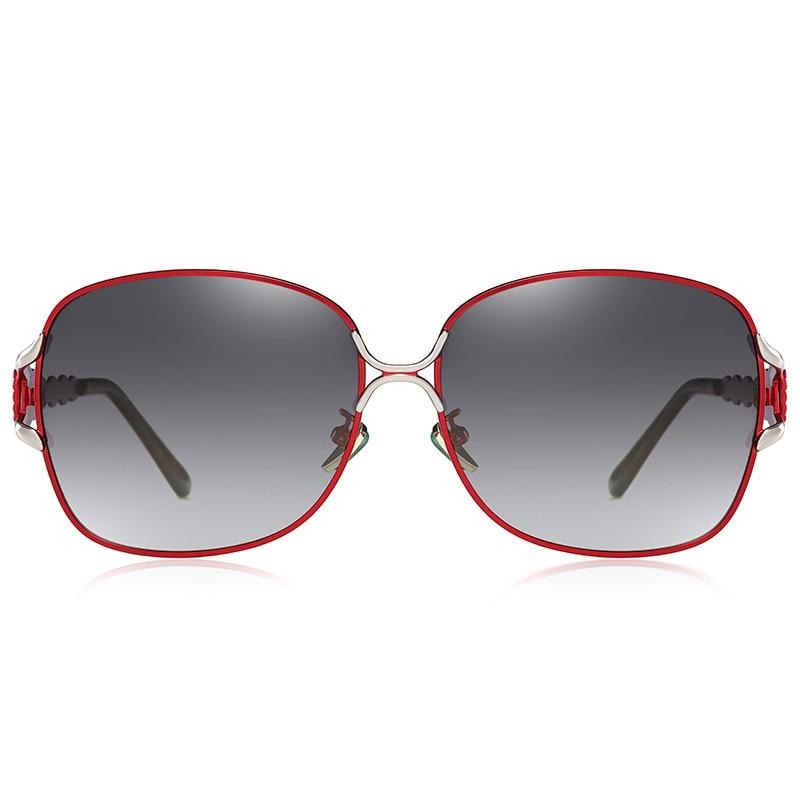 Calanovella Luxury Oversized Retro Square Polarized Women Sunglasses UV400