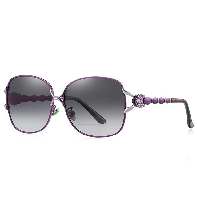 Calanovella Luxury Oversized Retro Square Polarized Women Sunglasses