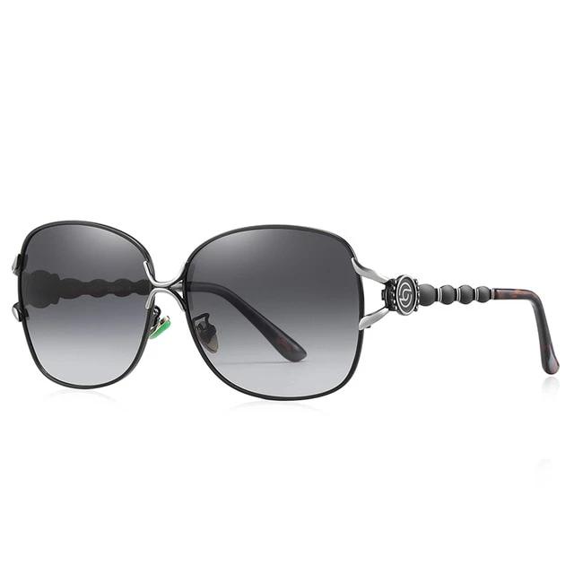 Calanovella Luxury Oversized Retro Square Polarized Women Sunglasses