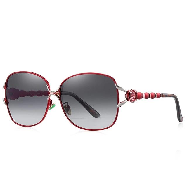 Calanovella Luxury Oversized Retro Square Polarized Women Sunglasses