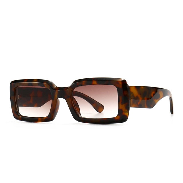 Calanovella Square Sun Glasses Luxury Brand Travel Small Rectangle