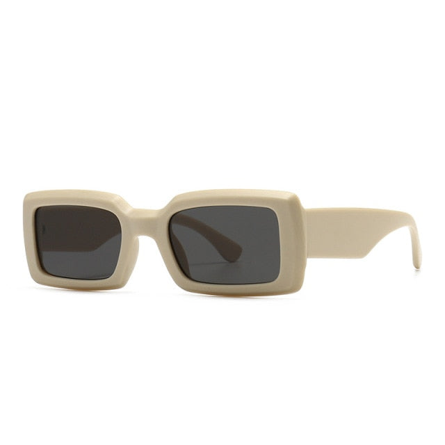 Calanovella Square Sun Glasses Luxury Brand Travel Small Rectangle