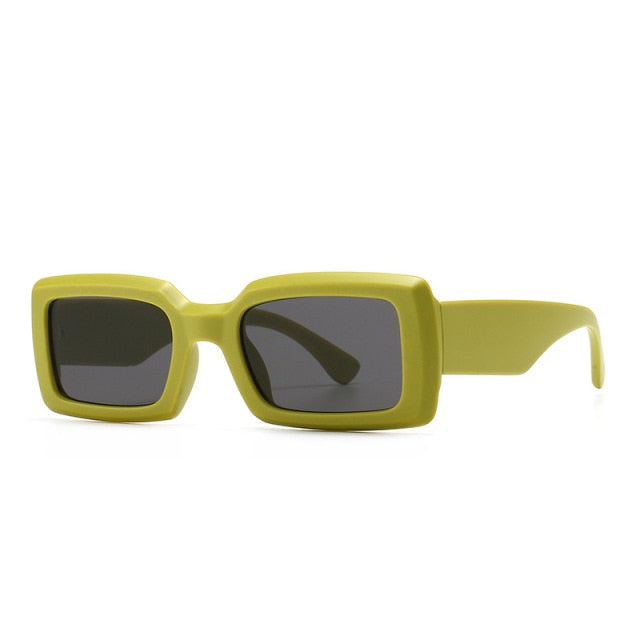 Calanovella Square Sun Glasses Luxury Brand Travel Small Rectangle