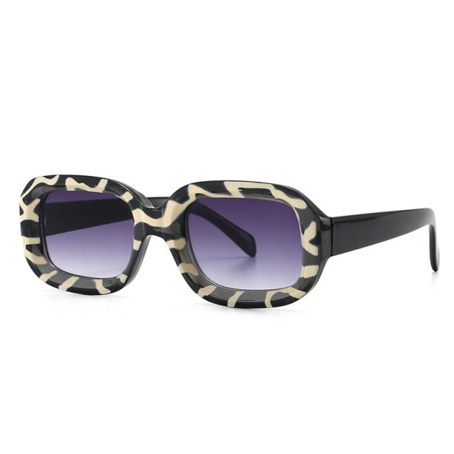 Calanovella Retro Sunglasses Women Brand Designer Fashion Steampunk Gradient Sun Glasses Shades Cutting Lens Ladies Punk Eyeglasses