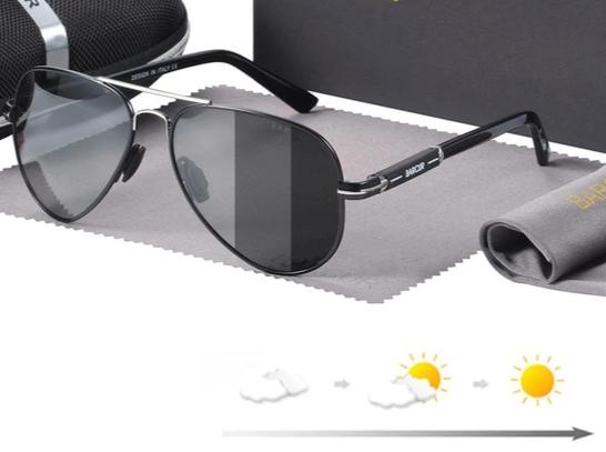 Calanovella Photochromic Men's Pilot Cool Polarized Sunglasses UV400