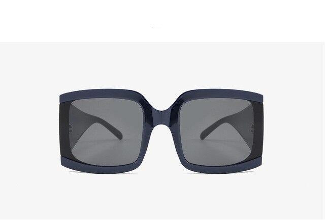 Calanovella Oversized Square Thick Wide Arm Sunglasses UV400