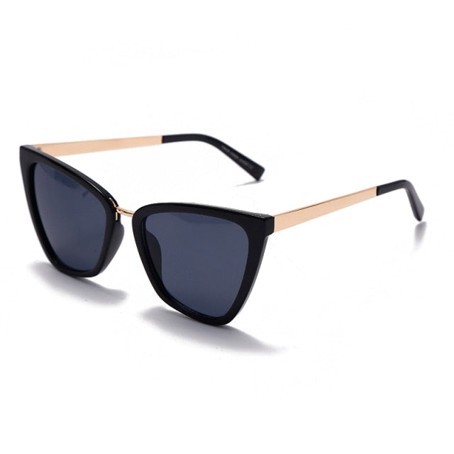 Calanovella Oversized Cateye Sunglasses Women Retro Cat Eye Brand