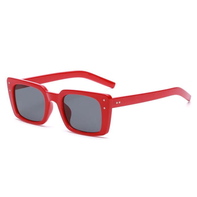 Calanovella Luxury Square Sunglasses Women Vintage Black Rectangle Brand Designer Retro Sun Glasses Female Eyeglasses UV400 Oculos
