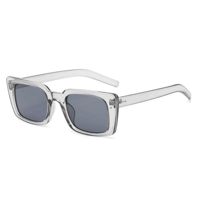 Calanovella Luxury Square Sunglasses Women Vintage Black Rectangle Brand Designer Retro Sun Glasses Female Eyeglasses UV400 Oculos