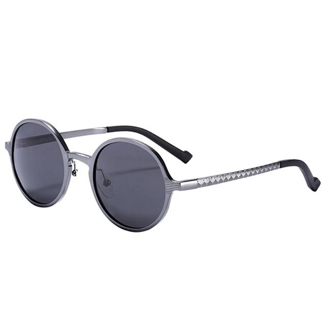 Calanovella Round Retro Vintage Polarized Sunglasses UV400 Alloy