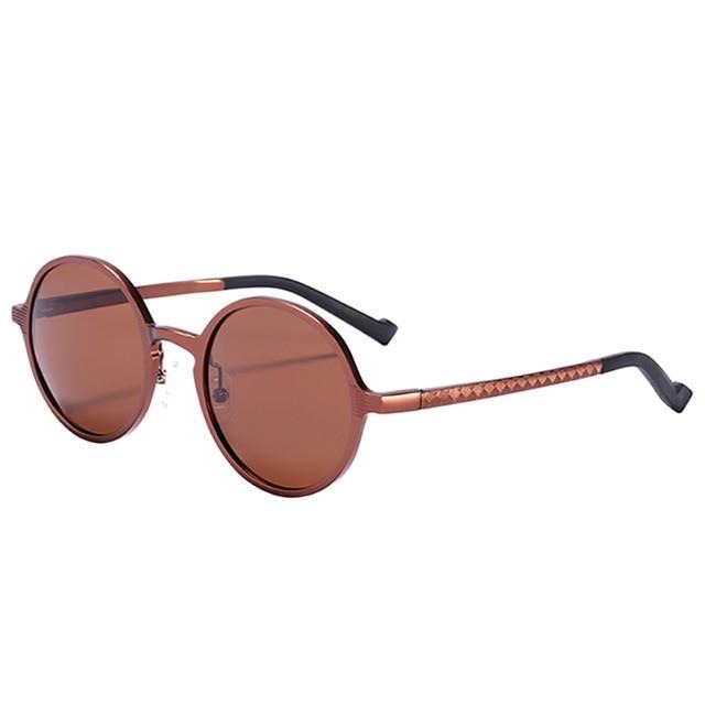 Calanovella Round Retro Vintage Polarized Sunglasses UV400 Alloy