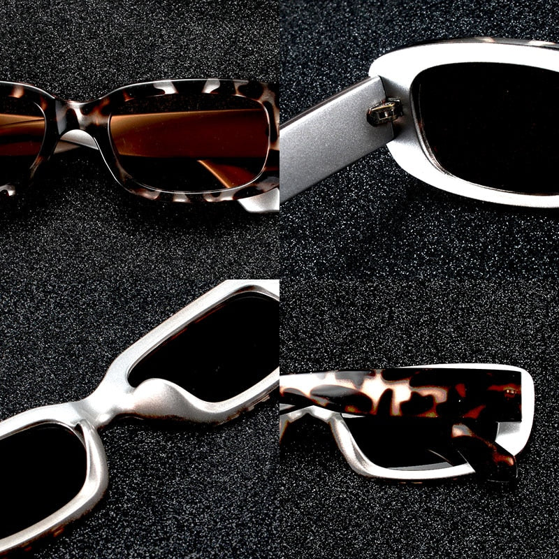 Calanovella Trendy Rectangle Sunglasses UV400