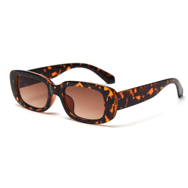 Calanovella Fashion Small Rectangle Sunglasses Ins Popular Shades