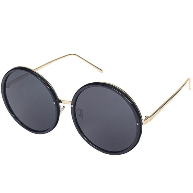 Calanovella Big Frame Round Sunglasses Fashion Frame Vintage Glasses