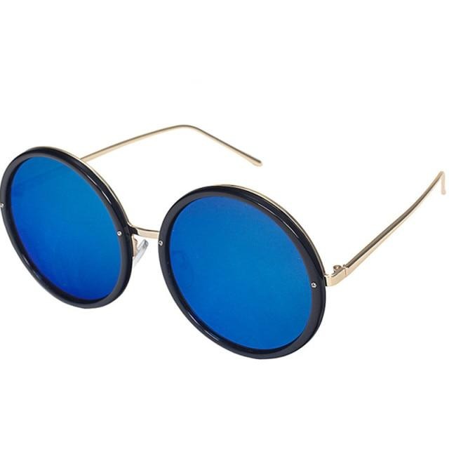 Calanovella Big Frame Round Sunglasses Fashion Frame Vintage Glasses UV400
