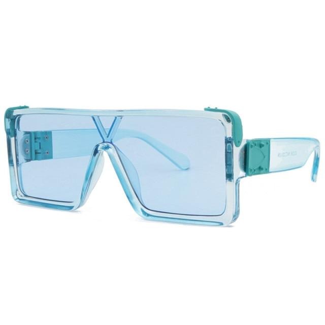 Calanovella Stylish Vintage Square Designer Oversized Sunglasses
