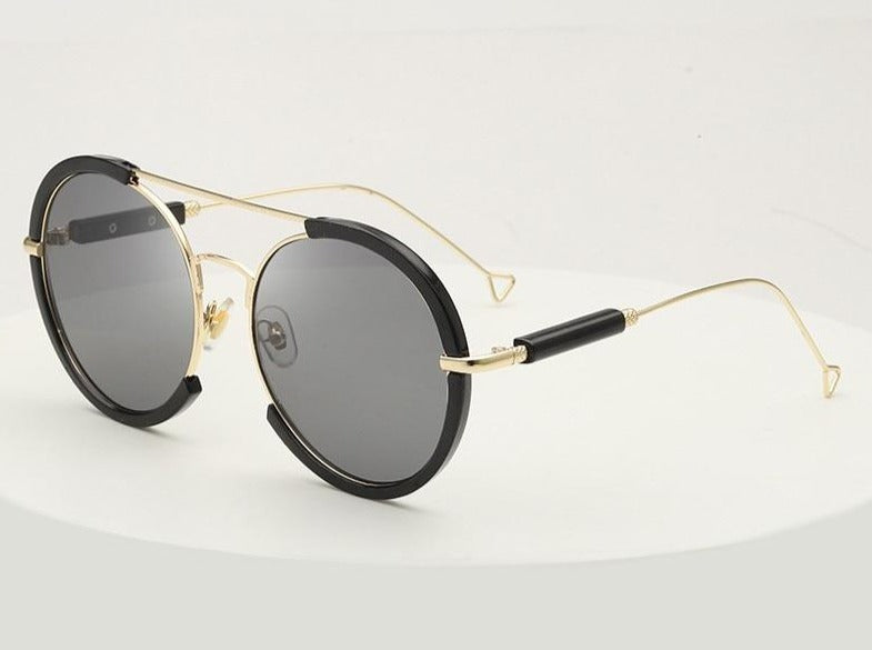 Calanovella Stylish Big Round Punk Sunglasses UV400