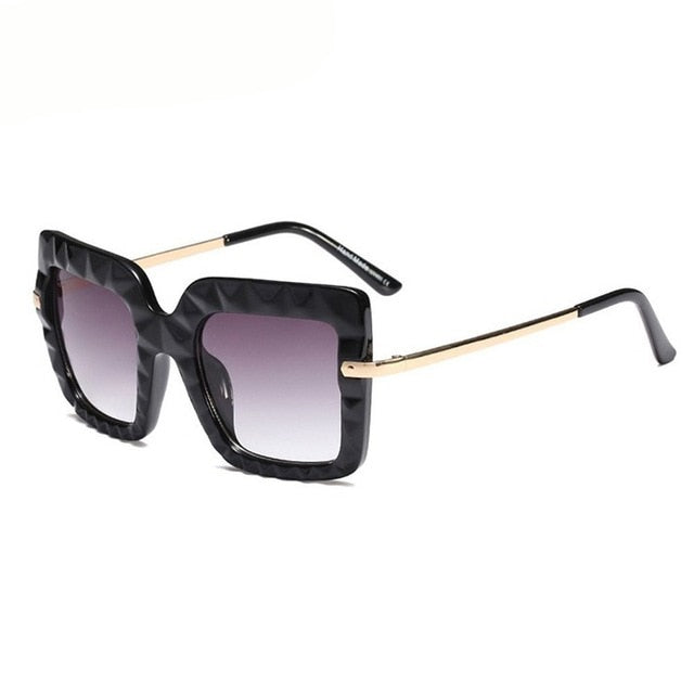 Calanovella Square Sunglasses Women Men Oversized Retro Luxury Brand