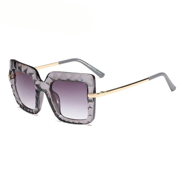 Calanovella Square Sunglasses Women Men Oversized Retro Luxury Brand