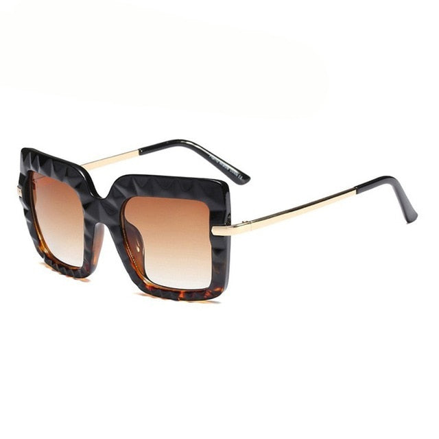 Calanovella Square Sunglasses Women Men Oversized Retro Luxury Brand