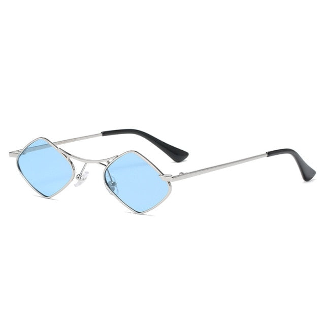 Calanovella Vintage Sunglasses Men Women Small Metal Frame Sunglasses