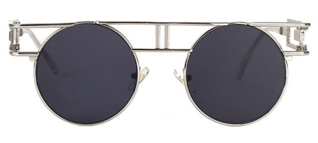 Calanovella Classic Gothic Steampunk Round Sunglasses UV400