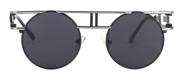 Calanovella Classic Gothic Steampunk Round Sunglasses UV400