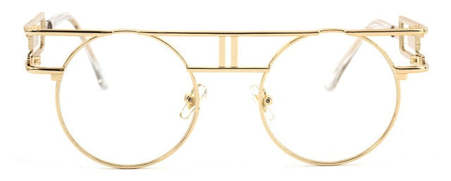 Calanovella Classic Gothic Steampunk Round Sunglasses UV400