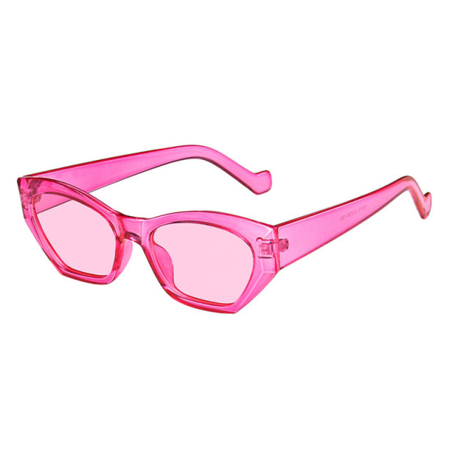 Calanovella Fashion Jelly Frame Women Cat Eye Sunglasses Brand