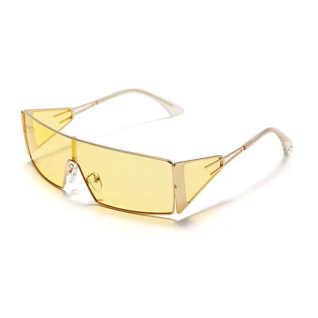 Calanovella Stylish One Piece Cool Rectangle Sunglasses