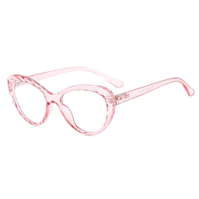 Calanovella Cat Eye Anti Blue Light Glasses Candy Colors Diamond