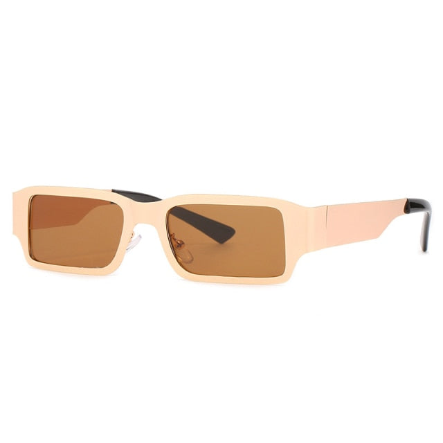 Calanovella Wide Arm Cool Rectangle Sunglasses UV400