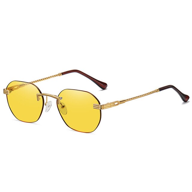 Calanovella Cool Oval Rimless Sunglasses UV400