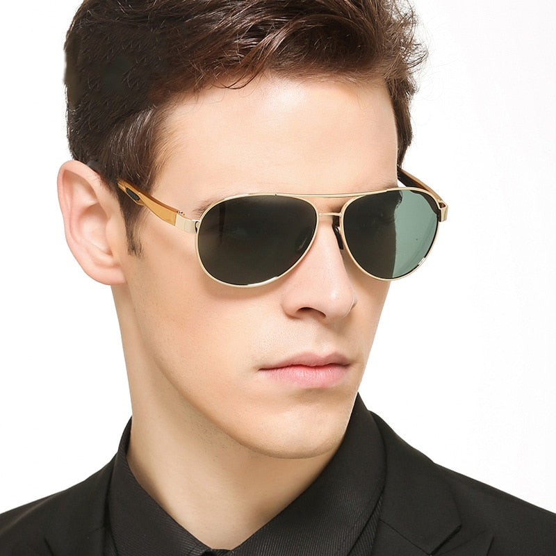 Calanovella Polarized Aviator Pilot Sunglasses Designer Cool Frame