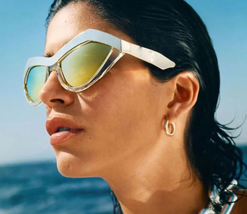 Calanovella Retro Cat Eye Sunglasses Women Luxury Brand Designer