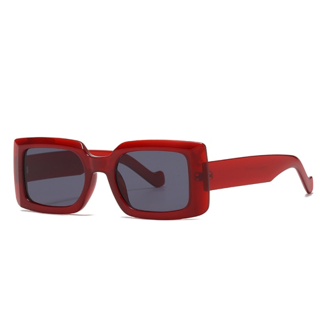 Calanovella Vintage Rectangle Women Sunglasses Ins Popular Fashion Shades UV400
