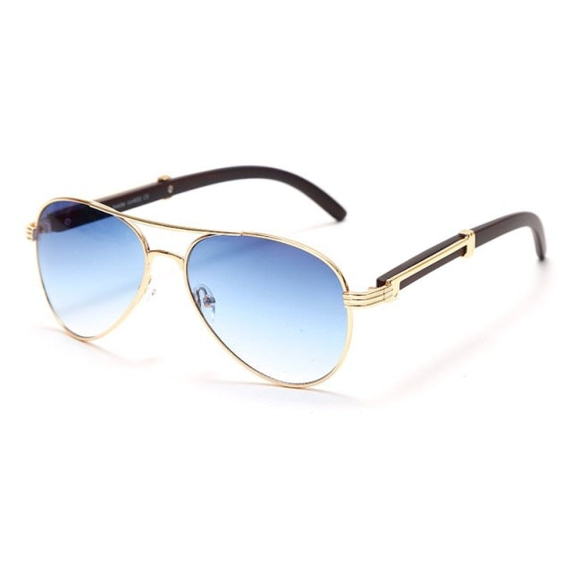 Calanovella Classic Pilot Sunglasses Men Women Metal Frames Driving