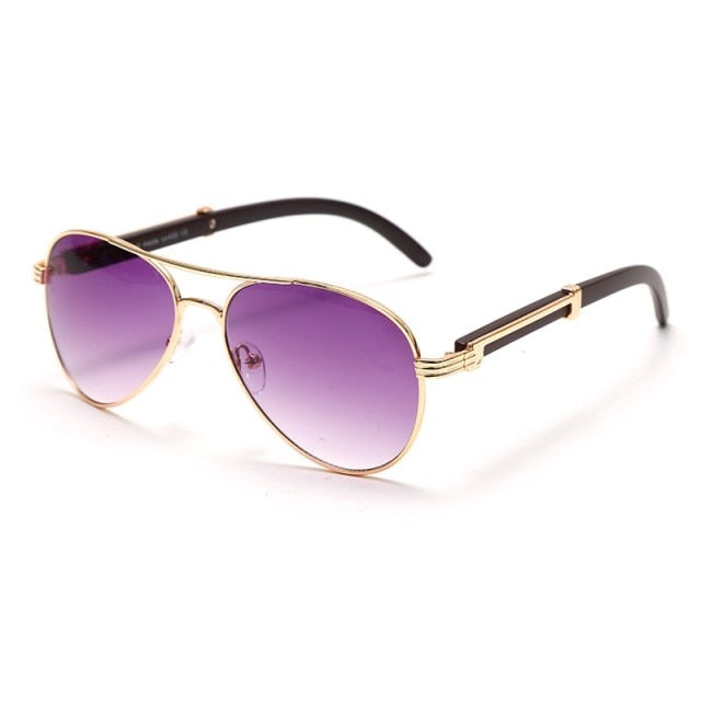 Calanovella Classic Pilot Sunglasses Men Women Metal Frames Driving