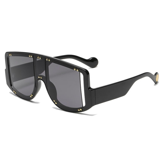 Calanovella Trendy Big Square Oversized Sunglasses UV400