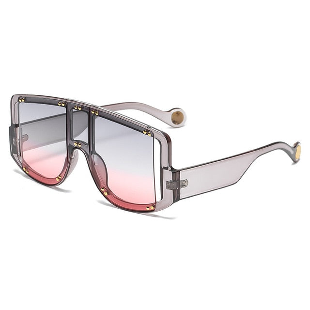 Calanovella Retro Square Sunglasses Women Luxury Brand Designer