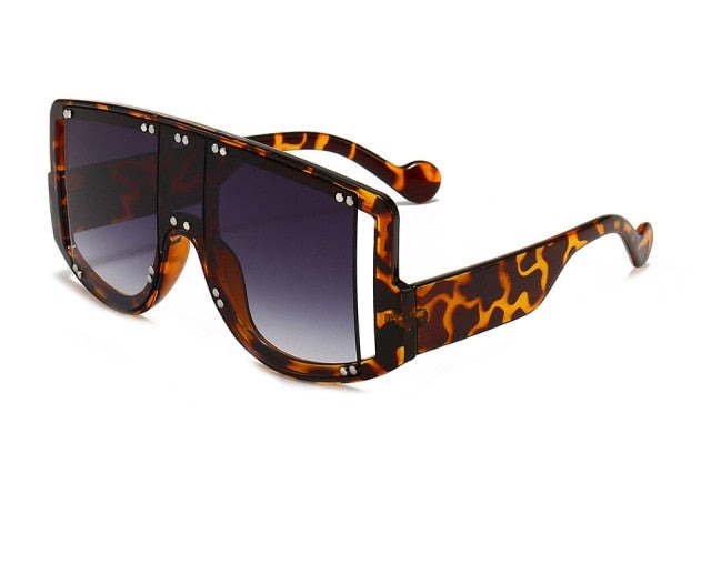 Calanovella Retro Square Sunglasses Women Luxury Brand Designer