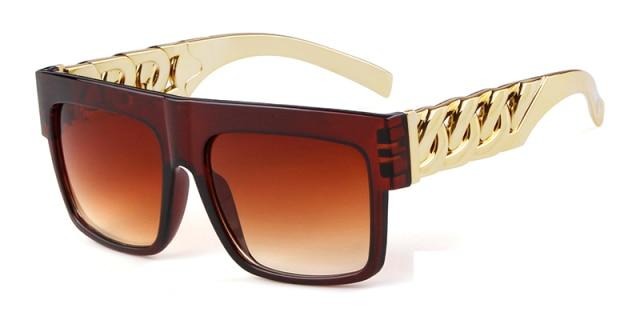 Calanovella Oversized Cool Square Hip Hop Sunglasses UV400