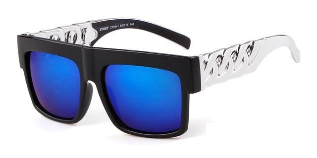 Calanovella Oversized Cool Square Hip Hop Sunglasses UV400