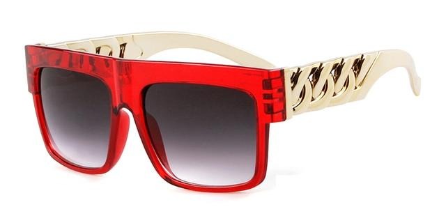 Calanovella Oversized Cool Square Hip Hop Sunglasses UV400