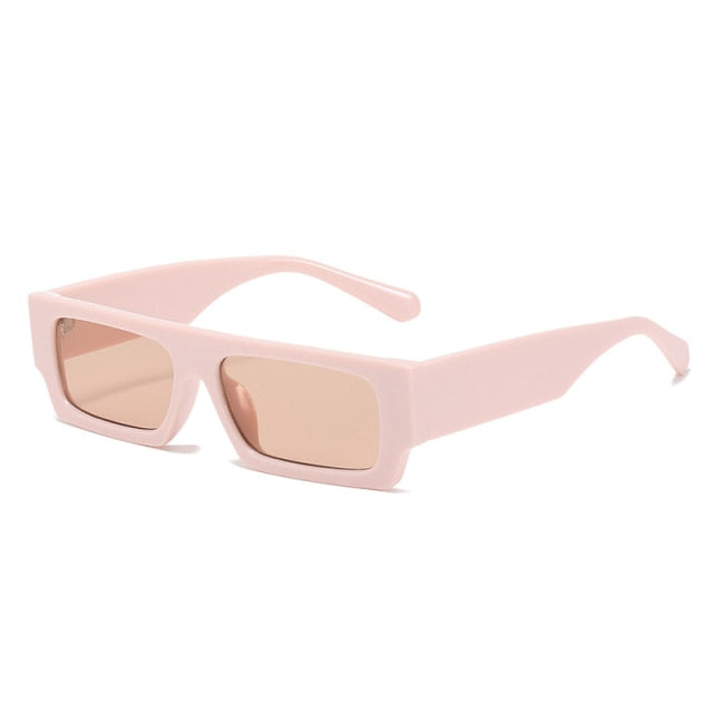 Calanovella Trendy Retro Square Rectangle Sunglasses UV400