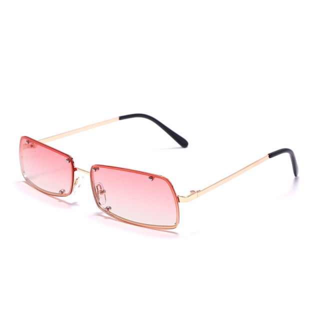 Calanovella Rectangle Sunglasses Designer Retro Cool Punk Sun Glasses UV400