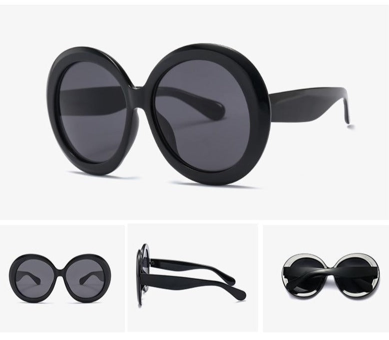 Calanovella Oversized Classic Big Round Sunglasses UV400