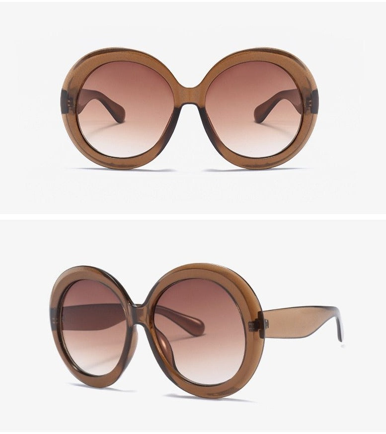 Calanovella Oversized Classic Big Round Sunglasses UV400