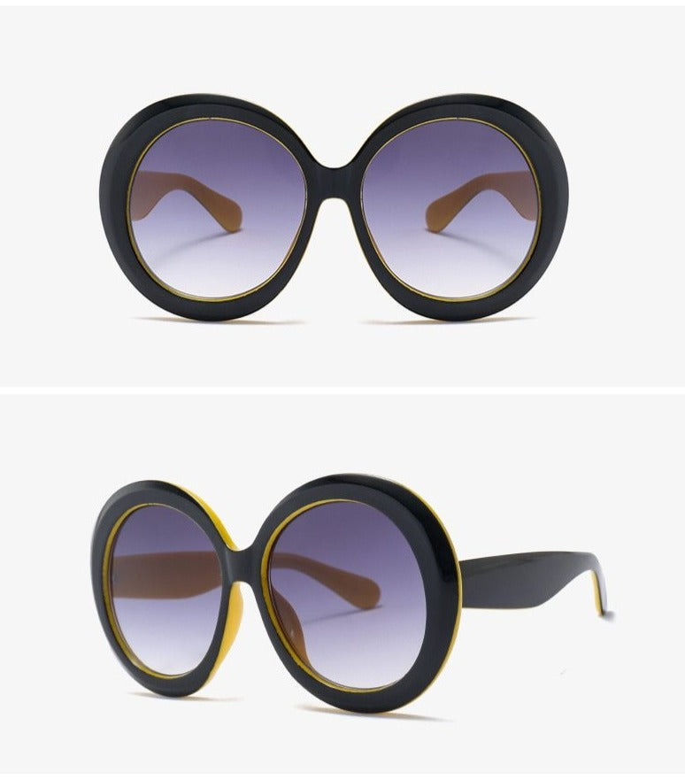 Calanovella Oversized Classic Big Round Sunglasses UV400