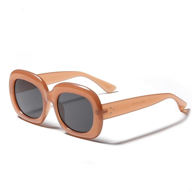 Calanovella Classic Retro Square Sunglasses Women Brand Vintage Travel Small Rectangle Sun Glasses For Female Oculos Lunette De Soleil Femm